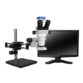 Scienscope SSZ Stereo Trinocular With Compact LED Light On Dual Arm Stand SZ-PK10-E1